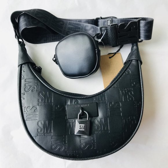 Steve Madden Handbags - Steve Madden BMELA Crossbody Bag with Airpods Case Black